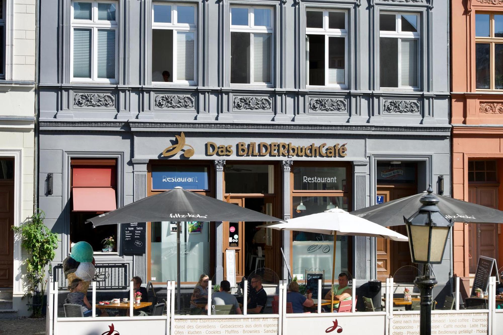 Das Bilderbuchcafe - Ferien - Apartment No 3 - Markt 7 ハーフェルベルク エクステリア 写真
