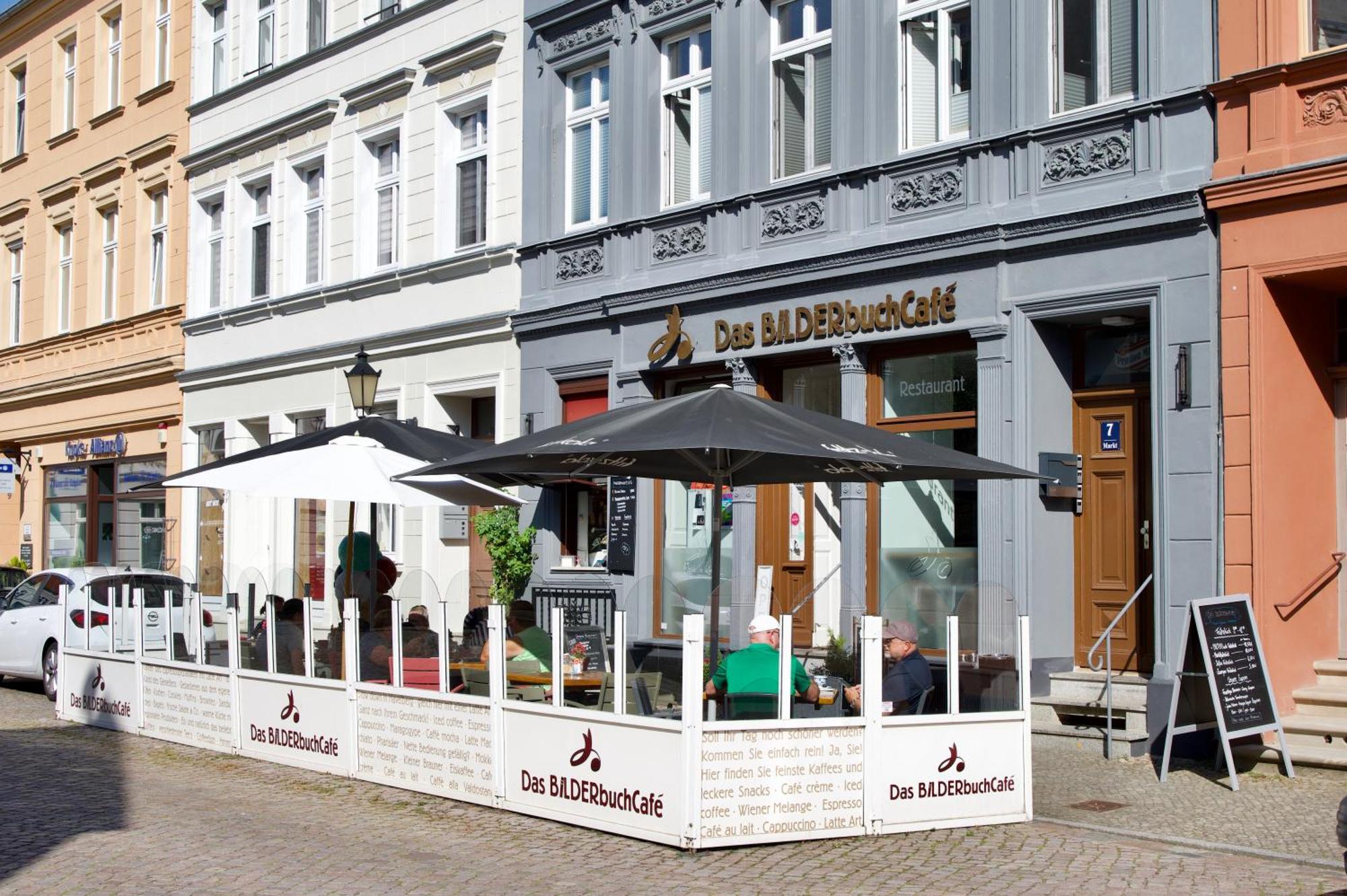 Das Bilderbuchcafe - Ferien - Apartment No 3 - Markt 7 ハーフェルベルク エクステリア 写真